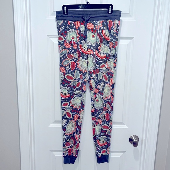 Vera Bradley Pajama Joggers Nomadic Floral small S like new loungewear - Picture 1 of 7